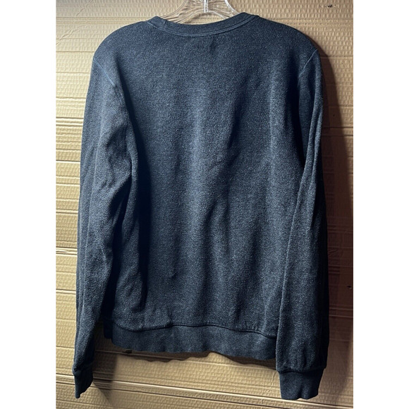 Nike Pullover Sweatshirt SMALL Standard Fit Sweater Dark Gray Swoosh Long Sleeve - Picture 9 of 12